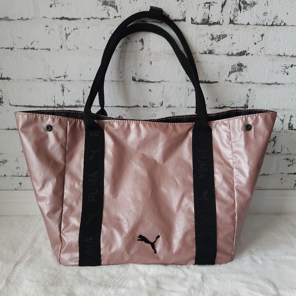 PUMA Womens Rose Gold Tote Bag